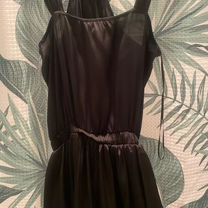 Romper black short one piece